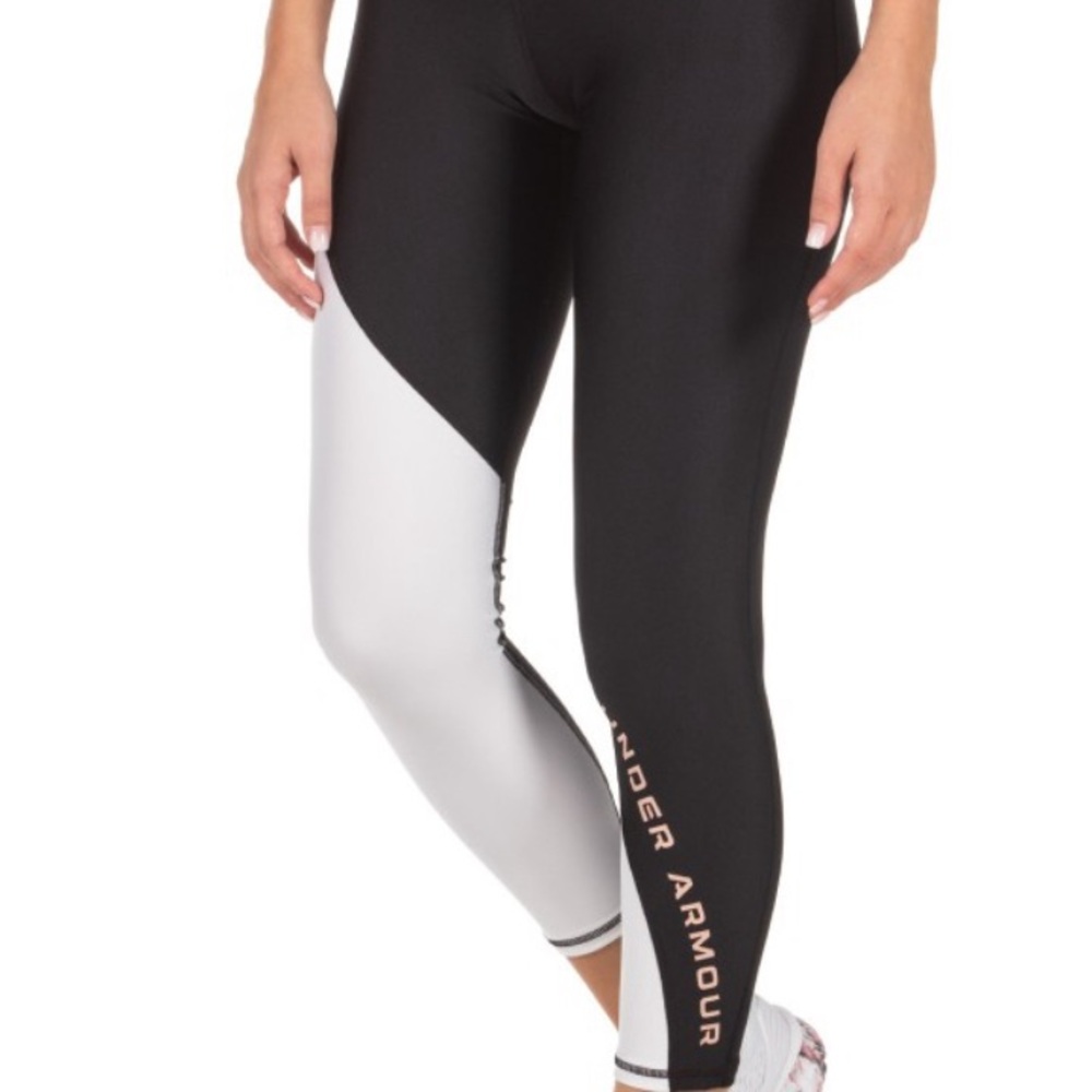 Under Armour Black and White Athletic Leggings